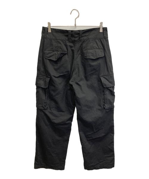 HOUSTON（ヒューストン）HOUSTON (ヒューストン) ARMEE ミリタリーカーゴパンツ ブラック サイズ:Mの古着・服飾アイテム