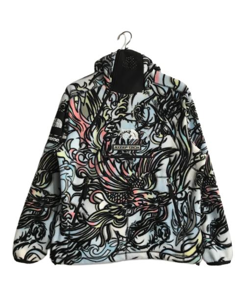 THE NORTH FACE（ザ ノース フェイス）THE NORTH FACE (ザ ノース フェイス) Supreme (シュプリーム) Steep Tech Fleece Pullover ブルー×ブラック サイズ:Sの古着・服飾アイテム