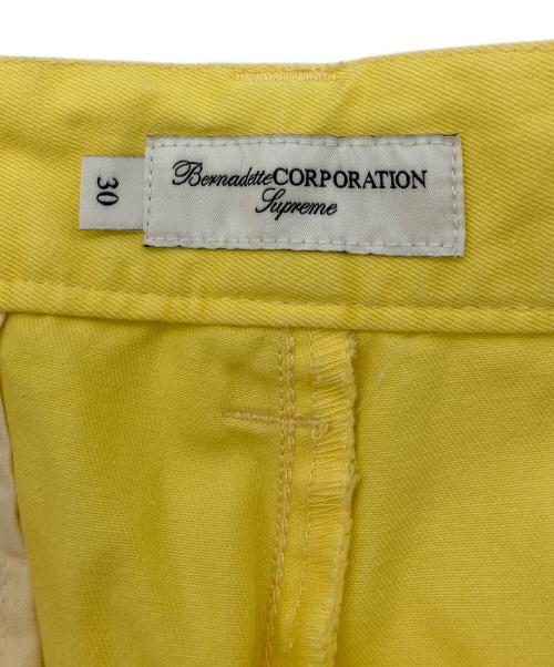 SUPREME（シュプリーム）Supreme (シュプリーム) Bernadette Corporation (バーナデット コーポレーション) 23SS Work Short イエロー サイズ:30の古着・服飾アイテム
