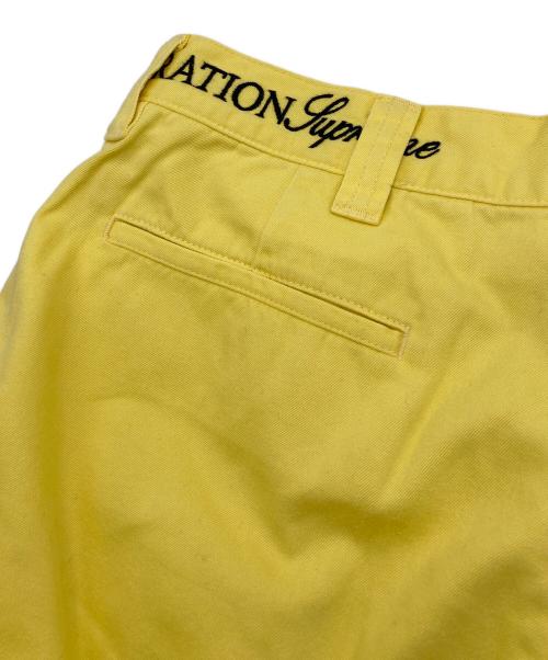 SUPREME（シュプリーム）Supreme (シュプリーム) Bernadette Corporation (バーナデット コーポレーション) 23SS Work Short イエロー サイズ:30の古着・服飾アイテム