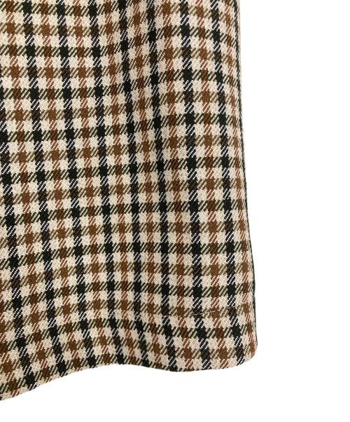 BROOKS BROTHERS（ブルックスブラザーズ）BROOKS BROTHERS (ブルックスブラザーズ) 千鳥柄ステンカラーコート ブラック×ベージュ サイズ:2の古着・服飾アイテム
