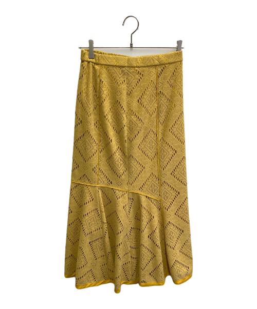 LOVELESS（ラブレス）LOVELESS (ラブレス) ミルパレーススカート イエロー サイズ:Sの古着・服飾アイテム