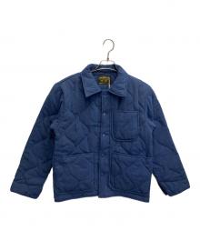 KARAKU BUY（カラクバイ）の古着「中綿入りキルティングジャケット」｜ネイビー