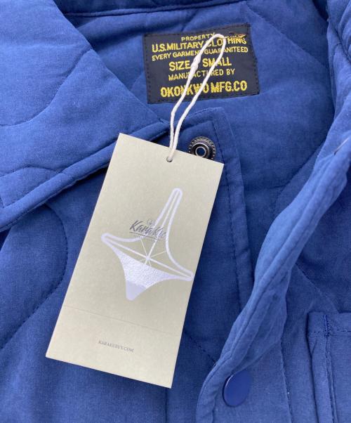 KARAKU BUY（カラクバイ）KARAKU BUY (カラクバイ) 中綿入りキルティングジャケット ネイビー サイズ:Sの古着・服飾アイテム