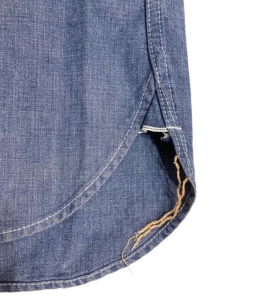 IRON HEART（アイアンハート）IRON HEART (アイアンハート) デニムウエスタンシャツ ブルー サイズ:Lの古着・服飾アイテム