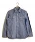 IRON HEART（アイアンハート）の古着「デニムウエスタンシャツ」｜ブルー