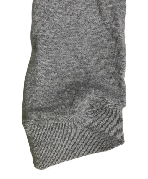 LOEWE（ロエベ）LOEWE (ロエベ) レザーロゴパッチリラックスフィット フーディー グレー サイズ:Mの古着・服飾アイテム