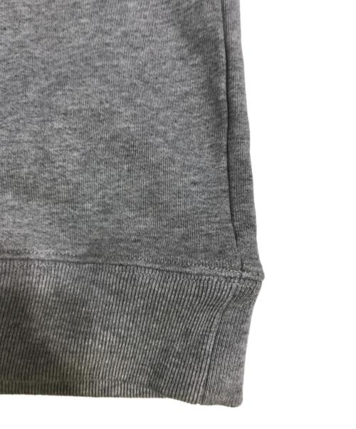 LOEWE（ロエベ）LOEWE (ロエベ) レザーロゴパッチリラックスフィット フーディー グレー サイズ:Mの古着・服飾アイテム