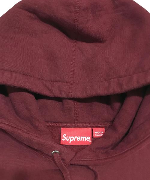 SUPREME（シュプリーム）Supreme (シュプリーム) Small Box Logo Hoodie ボルドー サイズ:Sの古着・服飾アイテム