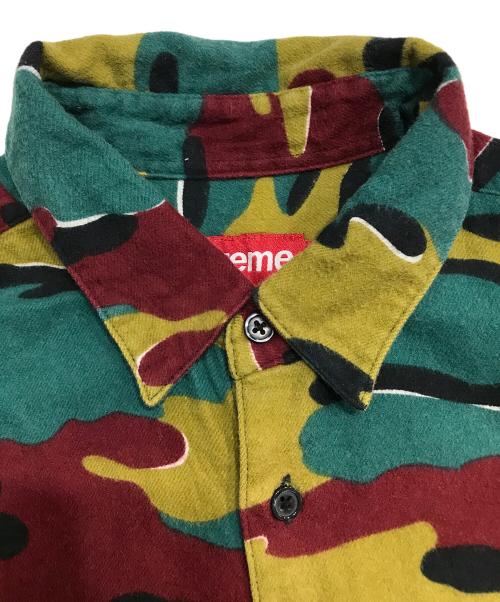 SUPREME（シュプリーム）Supreme (シュプリーム) 23AW Flannel Shirt  CAMO カーキ サイズ:Sの古着・服飾アイテム