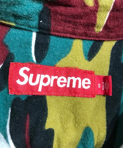SUPREME（シュプリーム）Supreme (シュプリーム) 23AW Flannel Shirt  CAMO カーキ サイズ:Sの古着・服飾アイテム