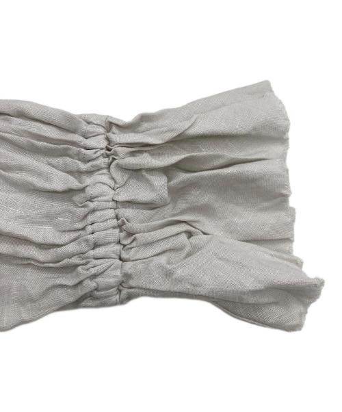 nest Robe（ネストローブ）nest Robe (ネストローブ) レースカラー2wayスモックワンピース アイボリー サイズ:FREEの古着・服飾アイテム