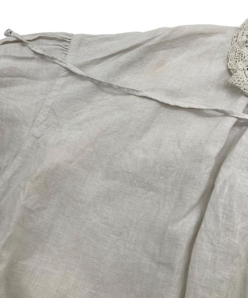 nest Robe（ネストローブ）nest Robe (ネストローブ) レースカラー2wayスモックワンピース アイボリー サイズ:FREEの古着・服飾アイテム