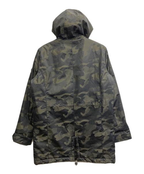 MK MICHAEL KORS（マイケルコース）MK MICHAEL KORS (マイケルコース) 裏ボアカモ柄ナイロンコート カーキ サイズ:Mの古着・服飾アイテム