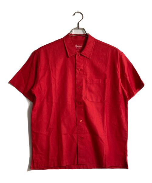 SUPREME（シュプリーム）Supreme (シュプリーム) 19SS Pinhole S/S Shirt レッド サイズ:Sの古着・服飾アイテム