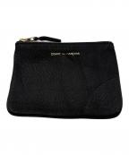COMME des GARCONSコムデギャルソン）の古着「WASHED WALLET ZIP POUCH/コインケース」｜ブラック