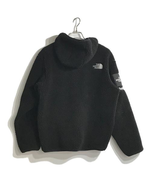 THE NORTH FACE（ザ ノース フェイス）THE NORTH FACE (ザ ノース フェイス) SUPREME (シュプリーム) S LOGO HOODED FLEECE JACKET//フリースジャケット ブラック サイズ:Mの古着・服飾アイテム