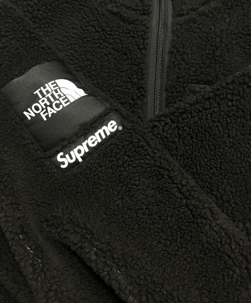 THE NORTH FACE（ザ ノース フェイス）THE NORTH FACE (ザ ノース フェイス) SUPREME (シュプリーム) S LOGO HOODED FLEECE JACKET//フリースジャケット ブラック サイズ:Mの古着・服飾アイテム