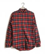 DSQUARED2ディースクエアード）の古着「ネルシャツ」｜レッド×ネイビー