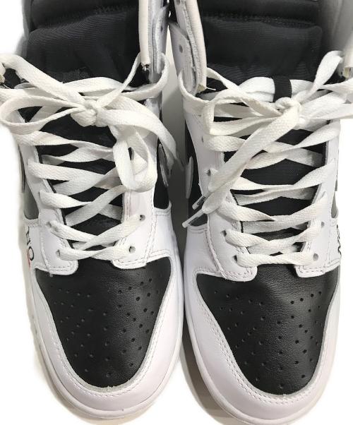 NIKE（ナイキ）NIKE (ナイキ) Supreme (シュプリーム) SB DUNK HIGH OG QS SUPREME By Any Means ホワイト×ブラック サイズ:28cmの古着・服飾アイテム