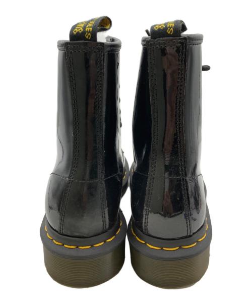 Dr.Martens（ドクターマーチン）Dr.Martens (ドクターマーチン) エナメル８ホールブーツ ブラック サイズ:37の古着・服飾アイテム
