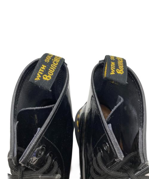 Dr.Martens（ドクターマーチン）Dr.Martens (ドクターマーチン) エナメル８ホールブーツ ブラック サイズ:37の古着・服飾アイテム