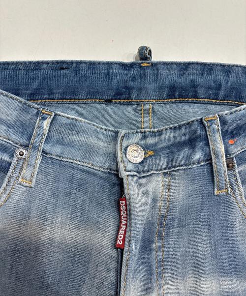DSQUARED2（ディースクエアード）DSQUARED2 (ディースクエアード) SKATER JEAN インディゴ サイズ:44の古着・服飾アイテム