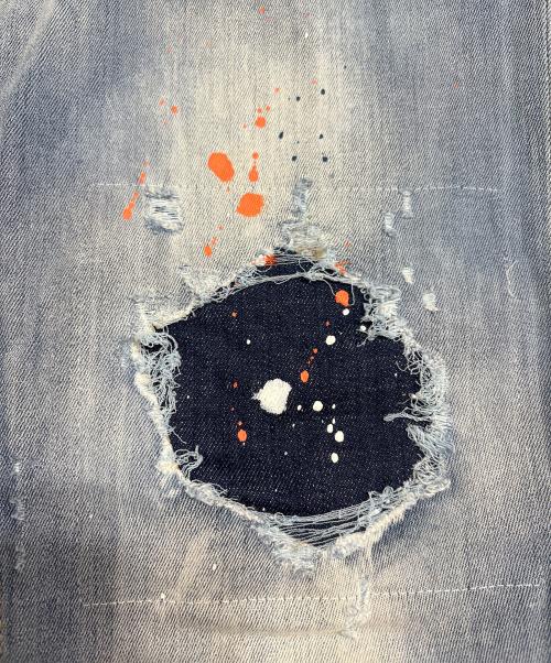 DSQUARED2（ディースクエアード）DSQUARED2 (ディースクエアード) SKATER JEAN インディゴ サイズ:44の古着・服飾アイテム