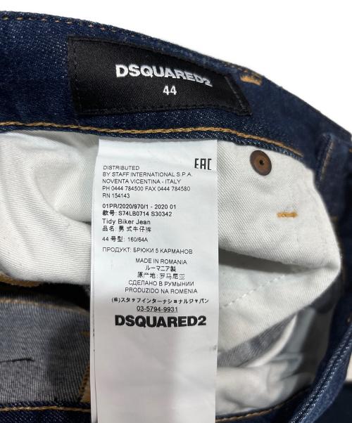 DSQUARED2（ディースクエアード）DSQUARED2 (ディースクエアード) Tidy Biker Jean インディゴ サイズ:44の古着・服飾アイテム