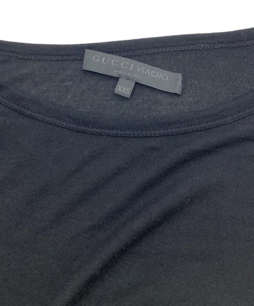 GUCCI（グッチ）GUCCI (グッチ) ショートスリーブカットソー ブラック サイズ:XXSの古着・服飾アイテム