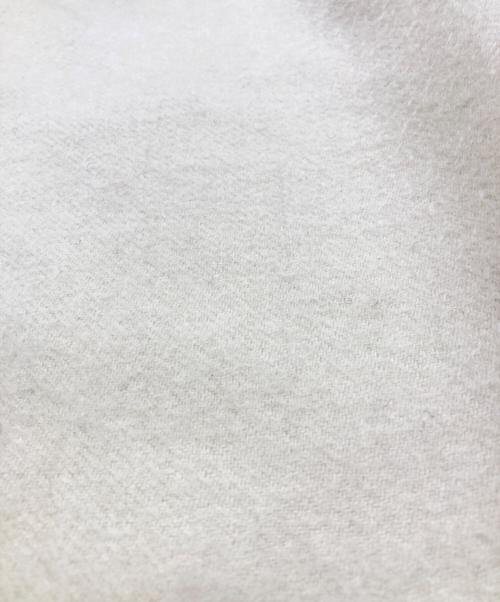 ASAUCE MELER（アソースメレ）ASAUCE MELER (アソースメレ) パイピングカシミヤマフラー アイボリーの古着・服飾アイテム