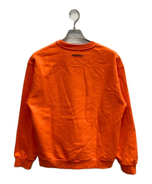 MERRELL（メレル）MERRELL (メレル) プリントスウェット オレンジ サイズ:95 未使用品の古着・服飾アイテム