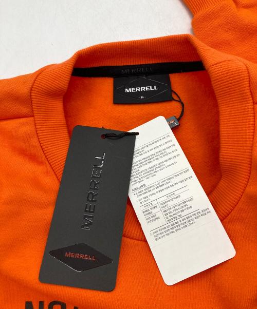 MERRELL（メレル）MERRELL (メレル) プリントスウェット オレンジ サイズ:95 未使用品の古着・服飾アイテム