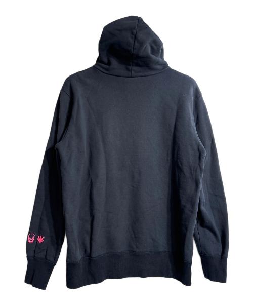 lucien pellat-finet（ルシアン・ペラフィネ）lucien pellat-finet (ルシアン・ペラフィネ) LPFロゴプルオーバーパーカー ネイビー サイズ:Lの古着・服飾アイテム