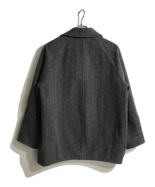 JOURNAL STANDARD relume（ジャーナルスタンダード レリューム）JOURNAL STANDARD relume (ジャーナルスタンダード レリューム) 尾州ウールスーパー100モッサPコート グレー サイズ:36の古着・服飾アイテム
