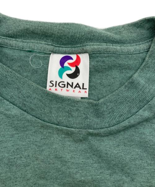 signal（シグナル）SIGNAL (シグナル) 90s Print Tee グリーン サイズ:不明の古着・服飾アイテム