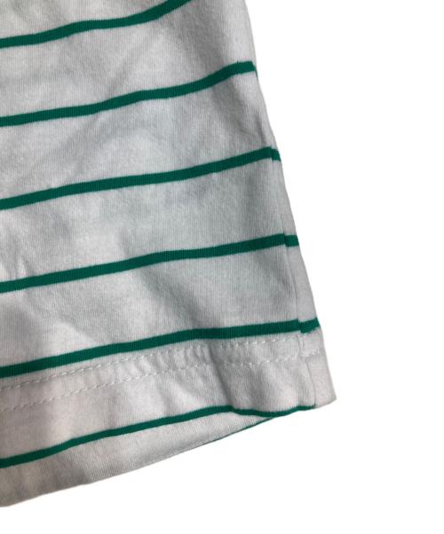 SUPREME（シュプリーム）Supreme (シュプリーム) 24SS Melvins Stripe S/S Polo グリーン×ホワイト サイズ:Sの古着・服飾アイテム