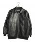 Schott（ショット）の古着「別注シープレザージップブルゾン」｜ブラック