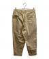 SCYEBASICS (サイベーシックス) BASICS SAN JOAQUIN COTTON CHINO PLEATED TROUSERS ベージュ サイズ:36：3000円