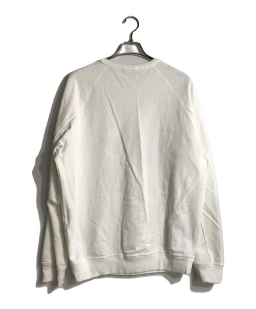 STONE ISLAND（ストーンアイランド）STONE ISLAND (ストーンアイランド) 23SS 'OLD' TREATMENT Sweatshirts ホワイト サイズ:XLの古着・服飾アイテム