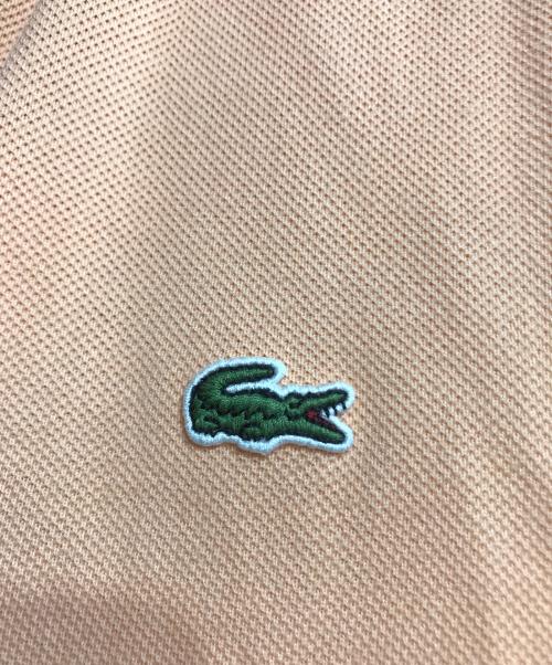LACOSTE（ラコステ）LACOSTE (ラコステ) ベルトデザインノースリーブポロドレス オレンジ サイズ:36の古着・服飾アイテム