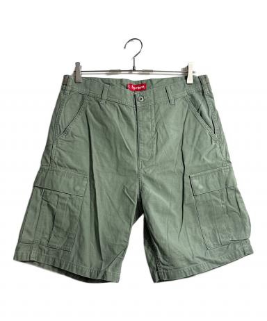 中古・古着通販】SUPREME (シュプリーム) satin cargo shorts カーキ