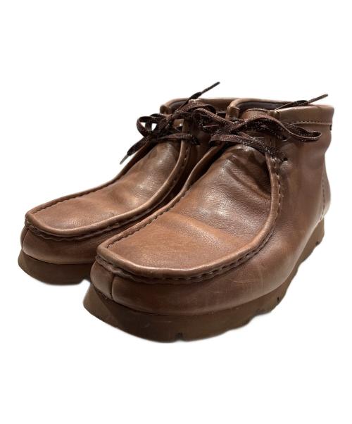 CLARKS（クラークス）CLARKS (クラークス) レザーワラビーブーツ ブラウン サイズ:28cmの古着・服飾アイテム