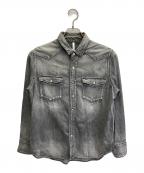 upper hightsアッパーハイツ）の古着「デニムシャツ」｜グレー
