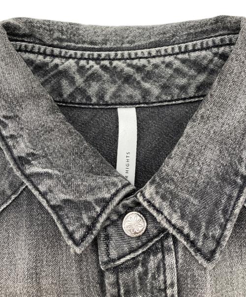 upper hights（アッパーハイツ）upper hights (アッパーハイツ) デニムシャツ グレー サイズ:1の古着・服飾アイテム