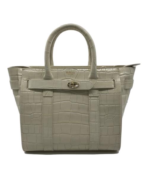 MULBERRY（マルベリー）MULBERRY (マルベリー) Mini Zipped Bayswater ホワイトの古着・服飾アイテム