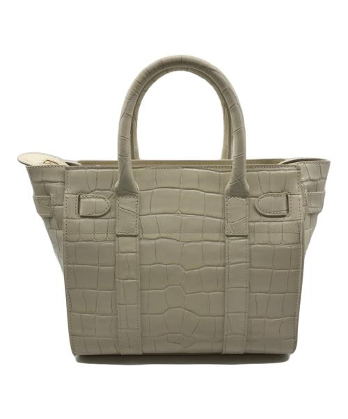 MULBERRY（マルベリー）MULBERRY (マルベリー) Mini Zipped Bayswater ホワイトの古着・服飾アイテム