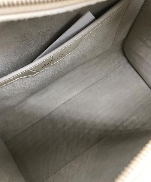 MULBERRY（マルベリー）MULBERRY (マルベリー) Mini Zipped Bayswater ホワイトの古着・服飾アイテム