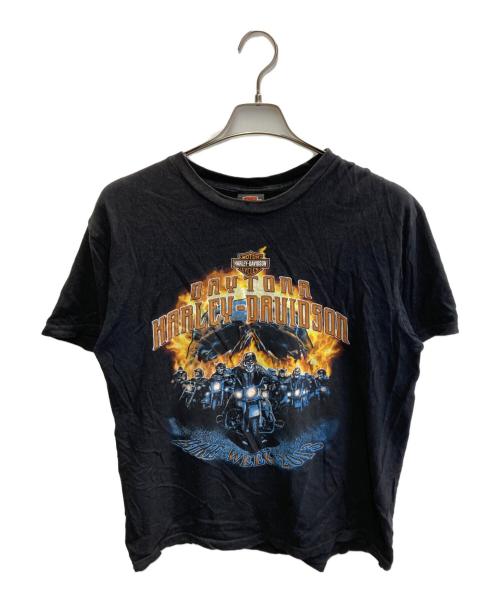 HARLEY-DAVIDSON（ハーレーダビッドソン）HARLEY-DAVIDSON (ハーレーダビッドソン) プリントTシャツ ブラック サイズ:Lの古着・服飾アイテム