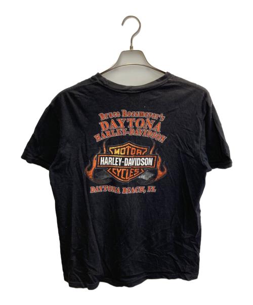 HARLEY-DAVIDSON（ハーレーダビッドソン）HARLEY-DAVIDSON (ハーレーダビッドソン) プリントTシャツ ブラック サイズ:Lの古着・服飾アイテム